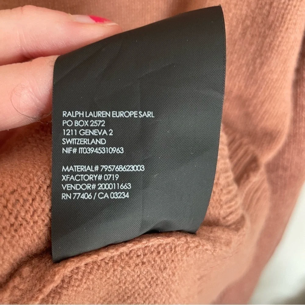 Club Monaco | Garment Dyed Colorblock Wool Sweater, Mauve/Rust/Fall